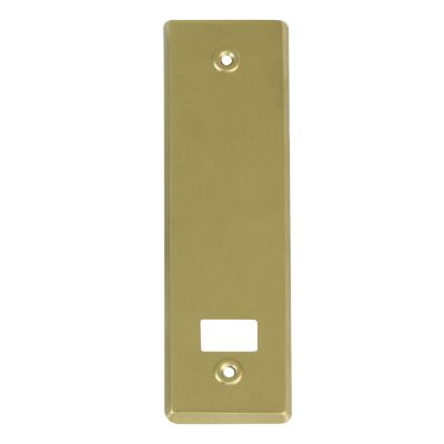 AMIG - Plaque décorative pour rouleau - 222 x 65 mm - Aluminium - Or
