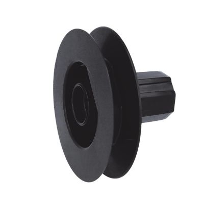 AMIG - Poulie de volet roulant pour roulement - 120 mm - Nylon - Noir