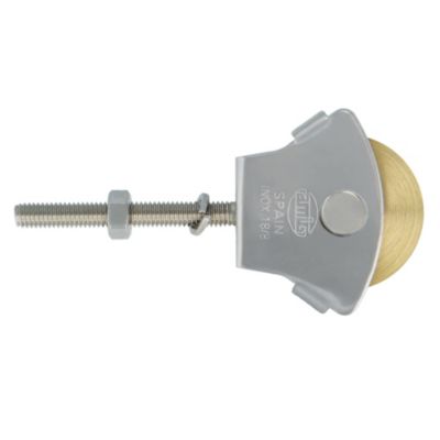 AMIG - Poulie métallique  23 INOX. - M6 x 50 mm - Acier inoxydable AISI 304 - Mat