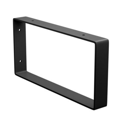 AMIG - Support  3001 - 125 x 260 x 30 mm - Acier - Noir mat