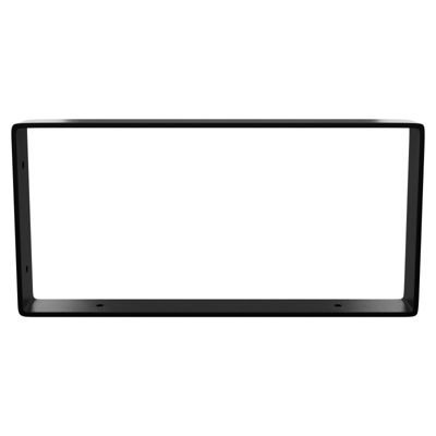 AMIG - Support  3001 - 125 x 260 x 30 mm - Acier - Noir mat