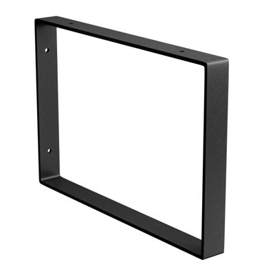 AMIG - Support  3002 - 210 x 310 x 30 mm - Acier - Noir mat