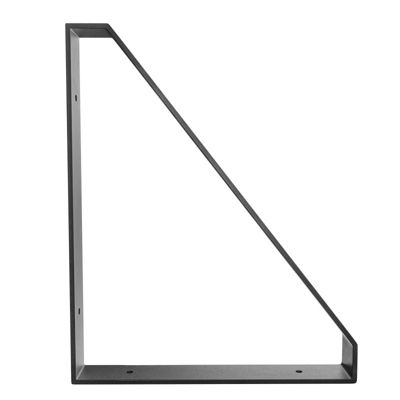 AMIG - Support  3003 - 210 x 260 x 30 mm - Acier - Noir mat