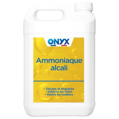 Ammoniaque alcali textile et carrelage Onyx bricolage 5L