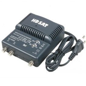 AMPLIFICATEUR TNT BLINDE 2 SORTIES ampli d'intérieur antenne tv 220V HDSAT