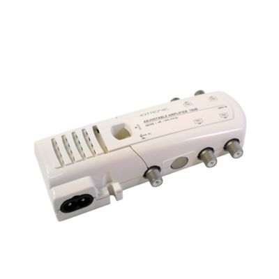 Amplificateur TV 18dB 4 TV 4G/5G, connexion F, gain réglable