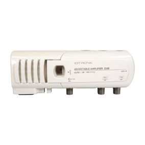 Amplificateur TV 22dB 2 TV 4G/5G, connexion F, gain réglable