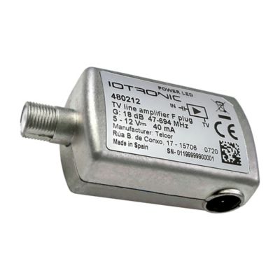 Amplificateur TV de ligne avec filtre 4G/5G UHF VHF