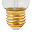 Ampoule à filament globe LED Diall E27 Ø120mm 6W=40W blanc chaud