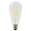 Ampoule à filament ST64 LED Diall E27 4,5W=40W blanc chaud