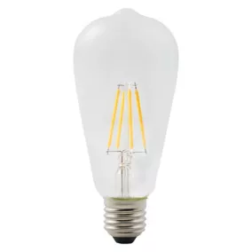 Ampoule à filament ST64 LED Diall E27 4,5W=40W blanc chaud