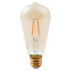 Ampoule à filament ST64 LED Diall E27 6W=40W blanc chaud