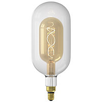 Ampoule à suspendre tube sundsvall fusion dimmable E27 Tube ⌀ 15cm 240lm 3W blanc chaud Calex or