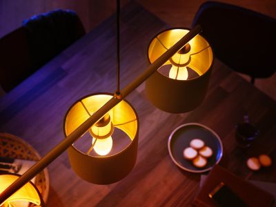 Ampoule connectée dimmable Bluetooth Philips Hue IP20 Flamme E14 300lm 4,5W blanc chaud