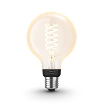 Ampoule connectée dimmable Bluetooth Philips Hue IP20 Globe E27 550lm 7W blanc chaud