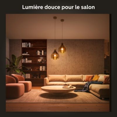 Ampoule connectée dimmable E27 IP20 1100lm 11W Bluetooth Philips Hue
