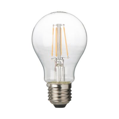 Ensemble de 6 ampoules à filament LED E27 Blanc chaud 2700k 4w 400lm  Équivalent à 40w Ampoule halogène Ampoule basse consommation A60 Ampoule  Edison vintage