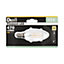Ampoule filament LED flamme E14 4W=40W blanc chaud