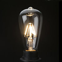 Ampoule filament LED T26/Pygmy E27 4W=40W blanc chaud