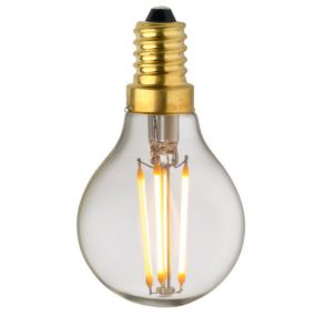 Ampoule Lampe E14 LED Filament droits 4W classique verre clair