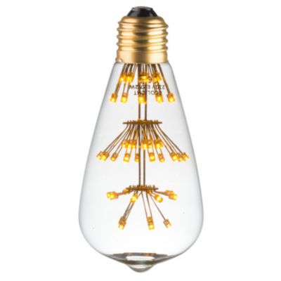 Ampoule Lampe E27 LED multipoints blanc chaud Déco