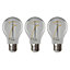 Ampoule LED à filament A60 Transparent E27 100 lm 3.8 W Blanc chaud Diall