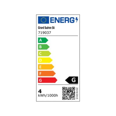 Ampoule LED à filament ADN globe E27 110lm 3,5W blanc chaud ⌀12,5 x H.16,4 cm ambrée