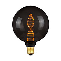 Ampoule LED à filament ADN globe E27 55lm 3,5W blanc chaud ⌀13,5 cm smokey