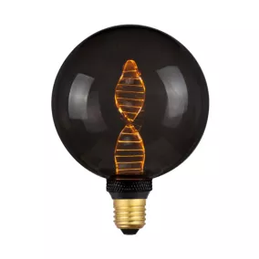 Ampoule LED à filament ADN globe E27 55lm 3,5W blanc chaud ⌀13,5 cm smokey