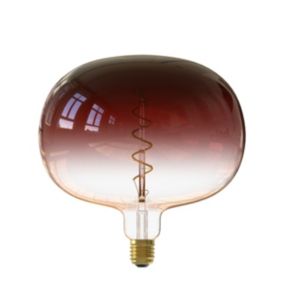Ampoule LED à filament Boden marron dimmable E27 140lm 5W IP20 blanc chaud Calex ⌀.22 x H.22,5 cm