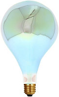 Ampoule LED à filament boucle E27 40lm 4W blanc chaud ⌀16,5cm bleu