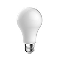 Ampoule LED à filament dépolie GLS E27 1521lm 10.5W = 100W Ø7cm IPX4 Diall blanc neutre dimmable