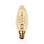 Ampoule LED à filament Flamme Ambre E27 180 lm 3 W Blanc chaud Diall