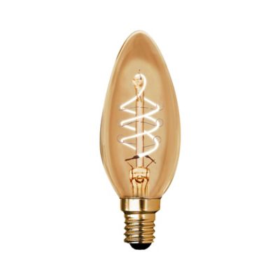 Ampoule LED à filament Flamme Ambre E27 180 lm 3 W Blanc chaud Diall