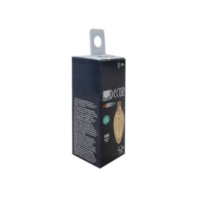 Ampoule LED à filament Flamme Ambre E27 180 lm 3 W Blanc chaud Diall