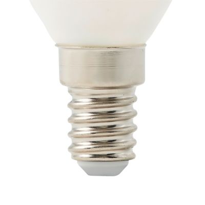 Ampoule LED à filament flamme verre laiteux E14 470lm 3.4W = 40W Ø3.5cm Diall blanc chaud