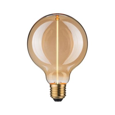 Ampoule LED à filament Floating Shine forme globe E27 140lm 2,8W ⌀9,5cm blanc extra chaud, doré Paulmann