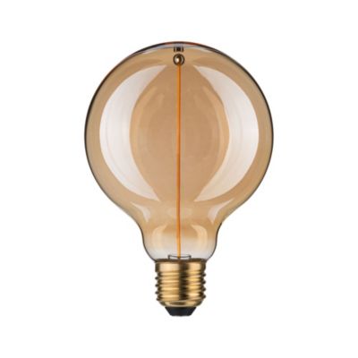 Ampoule LED à filament Floating Shine forme globe E27 140lm 2,8W ⌀9,5cm blanc extra chaud, doré Paulmann