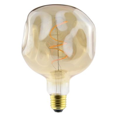 Ampoule led à filament décorative, globe 125mm E27, 60lm = 35W, blanc  chaud, ours transparent