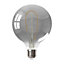 Ampoule LED à filament Globe Laiteux E27 100 lm 3.8 W Blanc chaud Diall