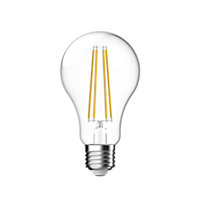 Ampoule LED à filament GLS E27 1521lm 10.5W = 100W Ø7cm IPX4 Diall blanc chaud