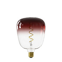 Ampoule LED à filament Kiruna marron dimmable E27 130lm 5W IP20 blanc chaud Calex ⌀.14 x H.20 cm