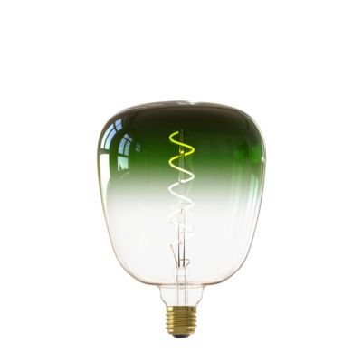 Ampoule LED à filament Kiruna vert dimmable E27 140lm 5W IP20 blanc chaud ⌀14 x H.20cm Calex