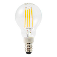 Ampoule LED à filament mini globe E14 470lm 3.4W = 40W Ø4.5cm Diall blanc chaud