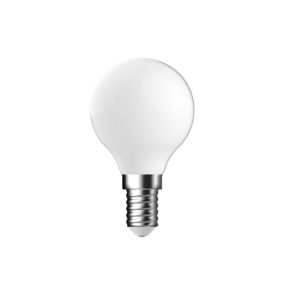 Ampoule LED à filament mini globe E14 500lm 3.7W = 42W Ø4.5cm IPX4 Diall blanc chaud