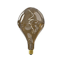 Ampoule LED à filament spirale Calex E27 150lm blanc chaud ambre fumée