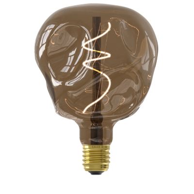 Ampoule LED à filament spirale E27 Organic Neo 120lm 4W blanc extra chaud ⌀12,5cm Calex