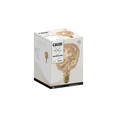 Ampoule LED à filament spirale E27 Organic Neo 150lm 4W blanc extra chaud ⌀12,5cm Calex