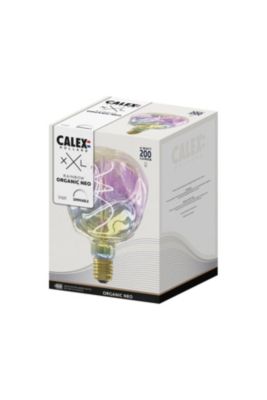 Ampoule LED à filament spirale E27 Organic Neo 200lm 4W blanc extra chaud ⌀12,5cm Calex
