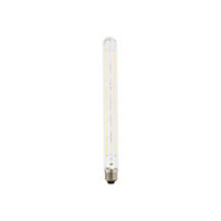 Ampoule LED à filament spirale T30S E27 700lm 7W blanc chaud ⌀3cm transparent